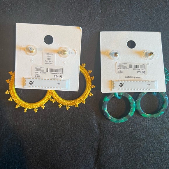 Lane Bryant Earrings!  (Costume Jewelry) Two Pair - Picture 2 of 4
